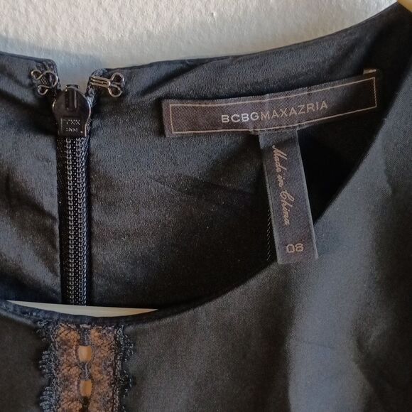 BCBG MaxAzria " Maile" Ruffle Mini Dress - Picture 6 of 11